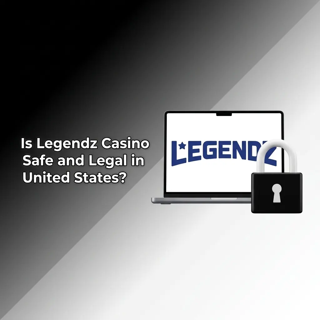 Legendz Casino safety and legality review for US players showing SSL encryption and Curaçao gaming license details