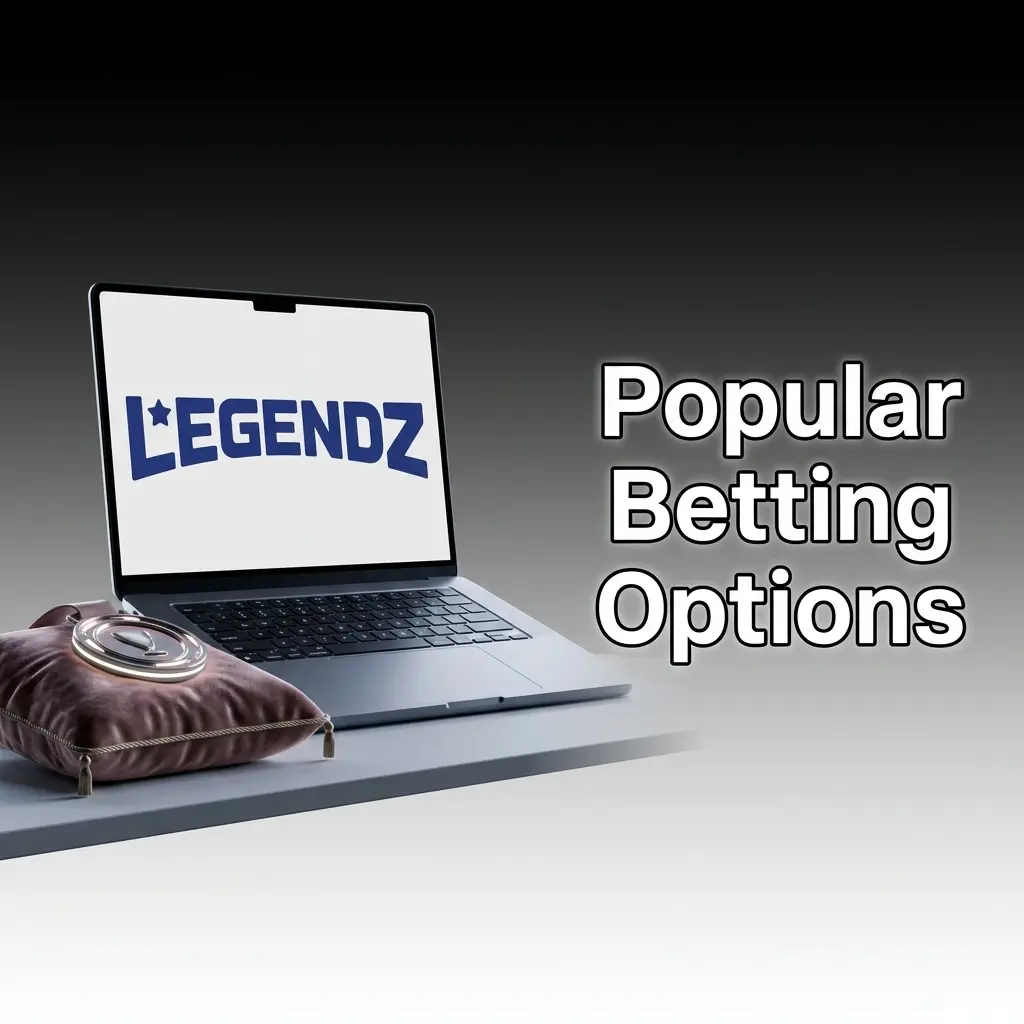 Three core betting formats at Legendz Casino sportsbook including pre-event, in-game, and multi-event combination wagering options