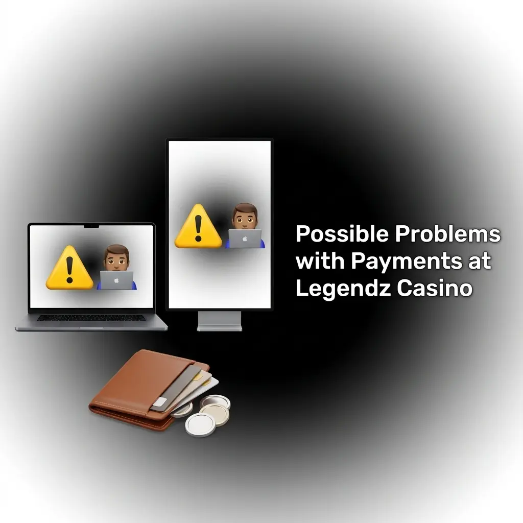 Legendz Casino payment issues guide showing common deposit and withdrawal problems with solutions for US players